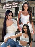Straight Lace Wig Lace Front Wigs Pre-Cut Lace Human Hair Wigs Lace Frontal Wigs
