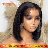 Lagos Hairline Straight Bob Human Hair Wig Short Dark Blonde 13x4 HD Lace Frontal Glueless Wigs Pre-plucked Ready To Wear