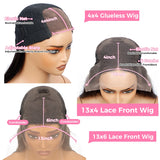 Straight Lace Wig Lace Front Wigs Pre-Cut Lace Human Hair Wigs Lace Frontal Wigs