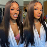Straight Lace Wig Lace Front Wigs Pre-Cut Lace Human Hair Wigs Lace Frontal Wigs