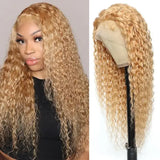 Full 13x4 HD Lace Front Wig Remy Human Hair Deep glueless