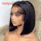 Lagos Hairline Straight Bob Human Hair Wig Short Dark Blonde 13x4 HD Lace Frontal Glueless Wigs Pre-plucked Ready To Wear