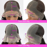 Body Wave Lace Front Wigs Human Hair Pre Plucked 180% Density 13X4 HD Lace Front Wigs Skin Melt HD Lace Wigs Brazilian