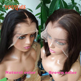 Lagos Hairline Straight Bob Human Hair Wig Short Dark Blonde 13x4 HD Lace Frontal Glueless Wigs Pre-plucked Ready To Wear